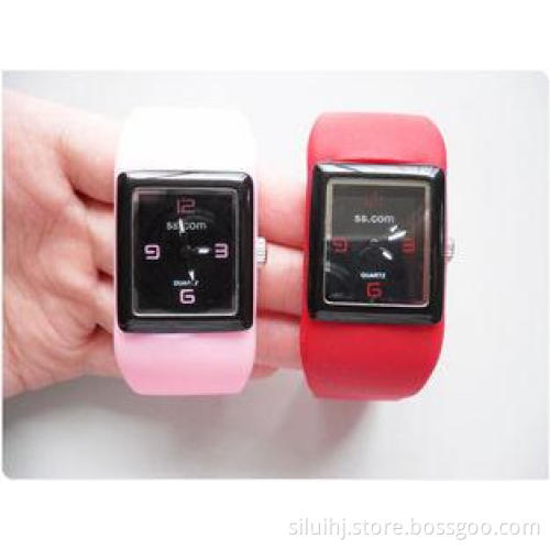 Fruit Fresh Color silicone quartz bracelet watch